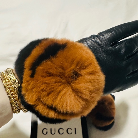 100% Authentic Beautiful Leather Vintage Gucci Gloves 🧤 - Picture 6 of 6